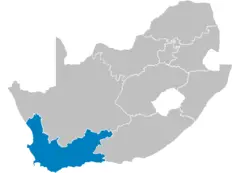 South Africa Provinces Showing Wc