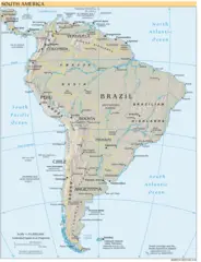 South America Reference Map
