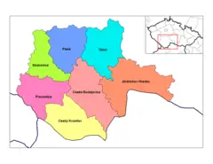 South Bohemia Districts
