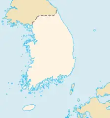 South Korea Locator