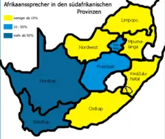 Speakers of Afrikaans German