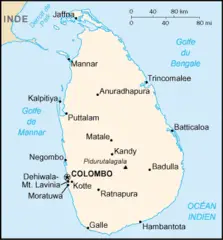 Sri Lanka Carte