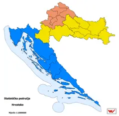 Statistical Regions of Croatia