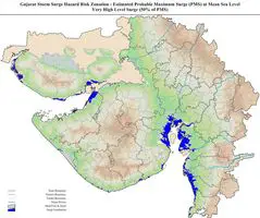 Storm Surge Hazard Map of Gujarat