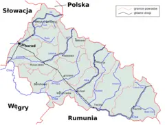 Subcarpathia Ukraine Districts