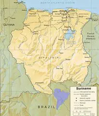 Suriname Map 1
