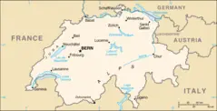 Svizzera Mappa