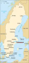 Sw Map, Cia World Factbook, Stockholm Pinpoint