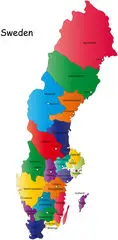 Sweden Map 1