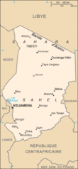 Tchad Carte