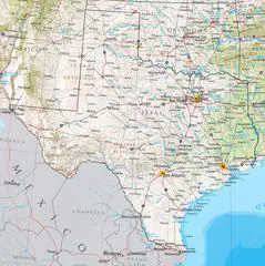 Texas Map 2002