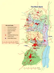 The West Bank Map