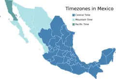Timezones In Mexico
