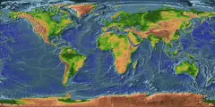 Topographic Map Earth