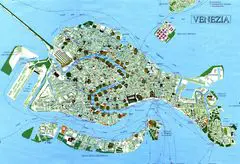 Tourist Map Venice (venezia)