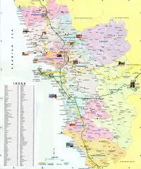 Tourist Map of Goa