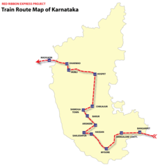 Train Map Karnataka