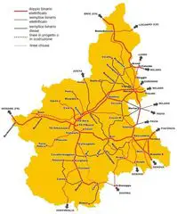 Transport Map Piedmont