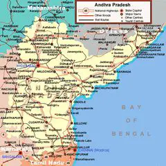 Transport Map of Andhra Pradesh
