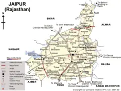 Transport Map of Jaipur