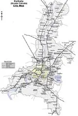 Transport Map of Kolkata