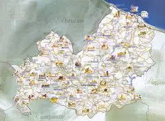 Travel And Tourist Map Molise