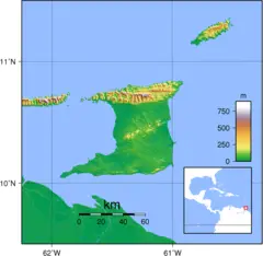 Trinidad Topography
