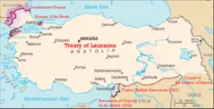 Turkey Greece Bulgaria On Treaty of Lausanne