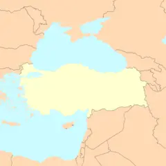 Turkey Map Blank