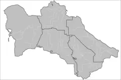 Turkmenistan Districts