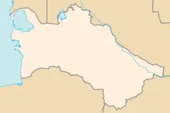 Turkmenistan Locator