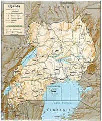 Uganda Large Map