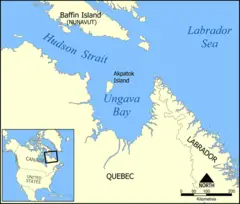 Ungava Bay Map