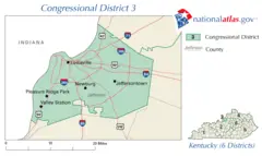 United States House of Representatives, Kentucky District 3 Map