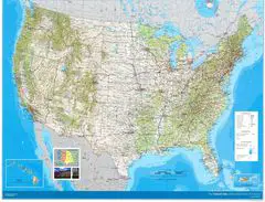 United States Wall Map Us