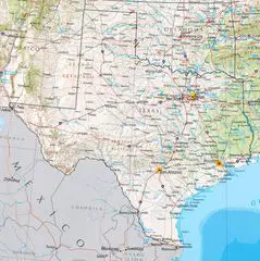 Us Texas Map