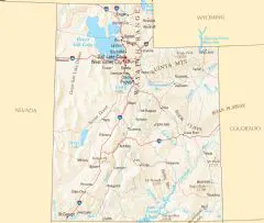 Utah Reference Map