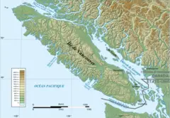 Vancouver Island Map Fr