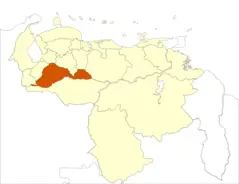 Venezuela Barinas State Location