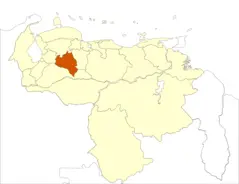 Venezuela Portuguesa State Location
