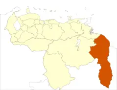 Venezuela Reclamacion Zone Location