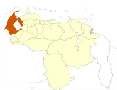 Venezuela Zulia State Location