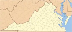 Virginia Locator Map