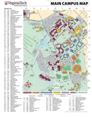 Virginiatech Campus Map