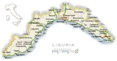Weather Map of Liguria