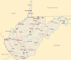 West Virginia Reference Map