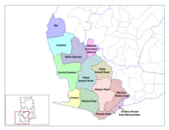 Western Ghana Districts