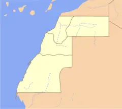 Western Sahara Locator