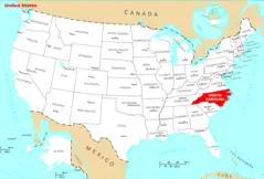 Where Is North Carolina Located