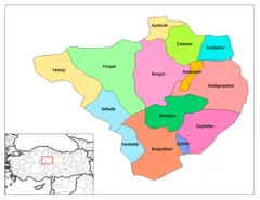 Yozgat Districts